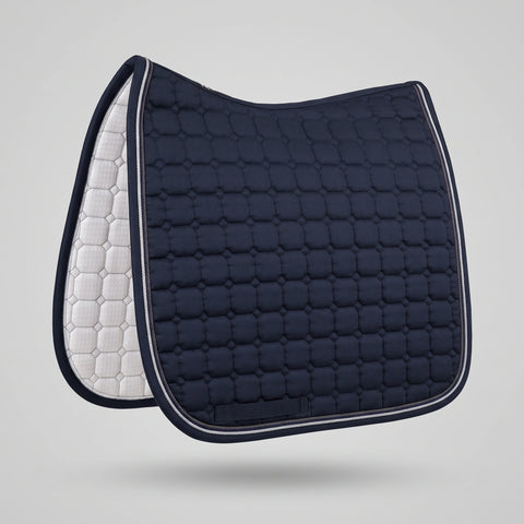 Gigolo Schabracke navy mit silber/navy/anthrazit farbiger Kordel