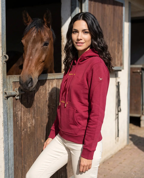 Hoodie Elly bordeaux