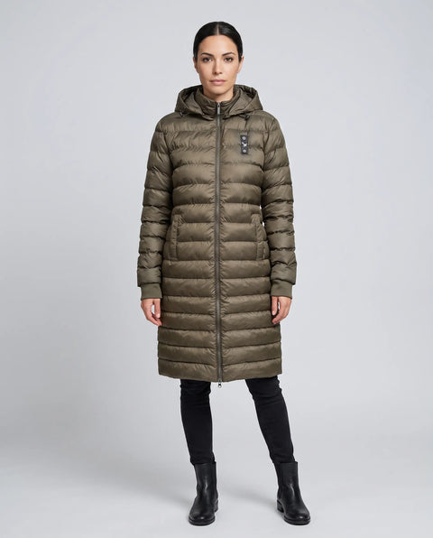 Mantel Valentina khaki