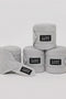 Fleece Bandagen 4 er Set light grey