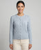 Cardigan Zopf hellblau
