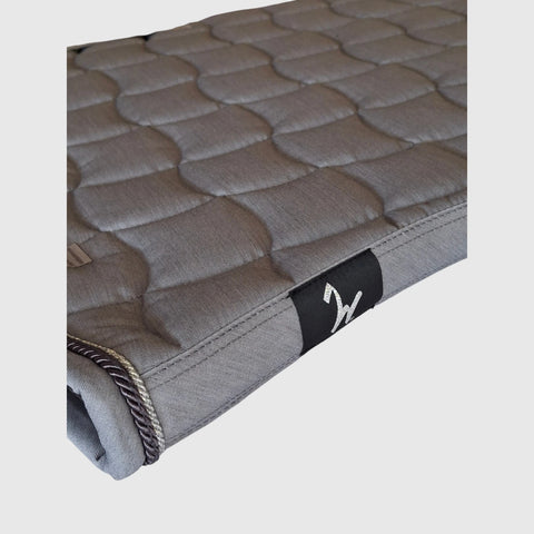 DR Saddle pad 24/7 grey mottled, cord anthracite-silver