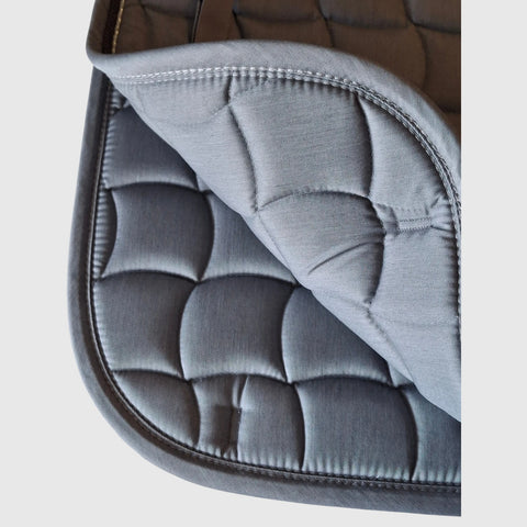DR Saddle pad 24/7 grey mottled, cord anthracite-silver
