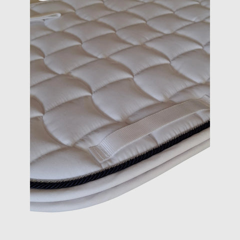 DR Saddle Pad 24/7 white, cord navy-silver