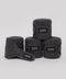 Fleece Bandagen 4 er Set anthrazit- melange