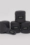 Fleece Bandagen 4 er Set anthrazit- melange