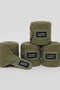 Fleece Bandagen 4 er Set olive