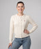 Cardigan Cable Knit Ecru