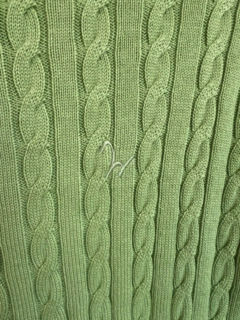 Cable Knit Sweater New Generation lime