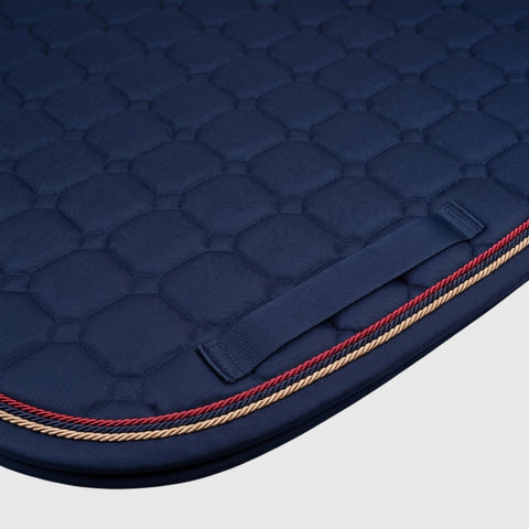 Gigolo Saddle Pad navy with mud/navy/bordeaux colored cord