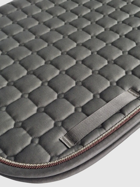 Gigolo saddle pad olive with brown/light green cord