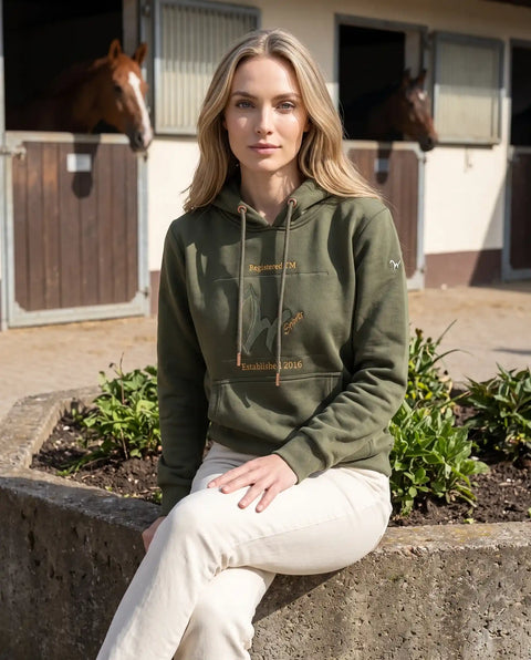 Hoodie Elly olive