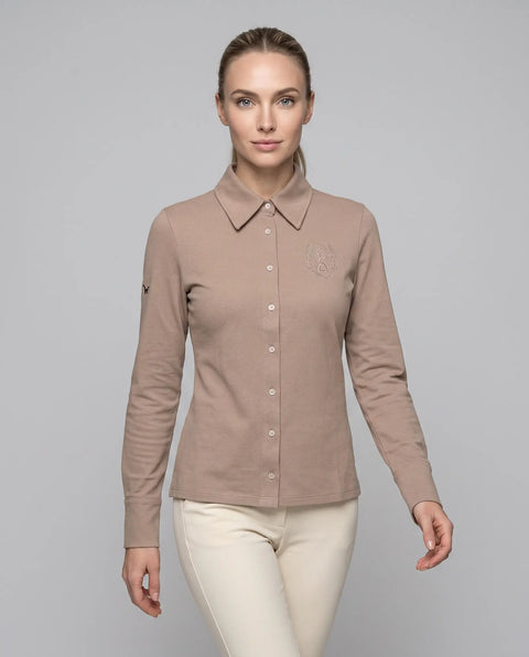 Bluse Laura latte macchiato