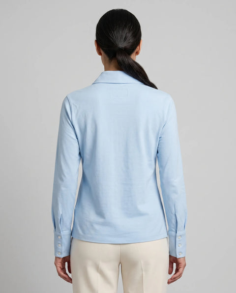 Bluse Laura hellblau