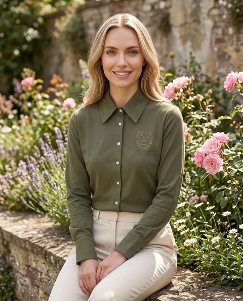 Bluse Laura olive