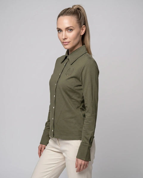 Chemisier Laura olive