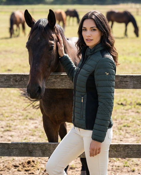 Jacke Milano dark green