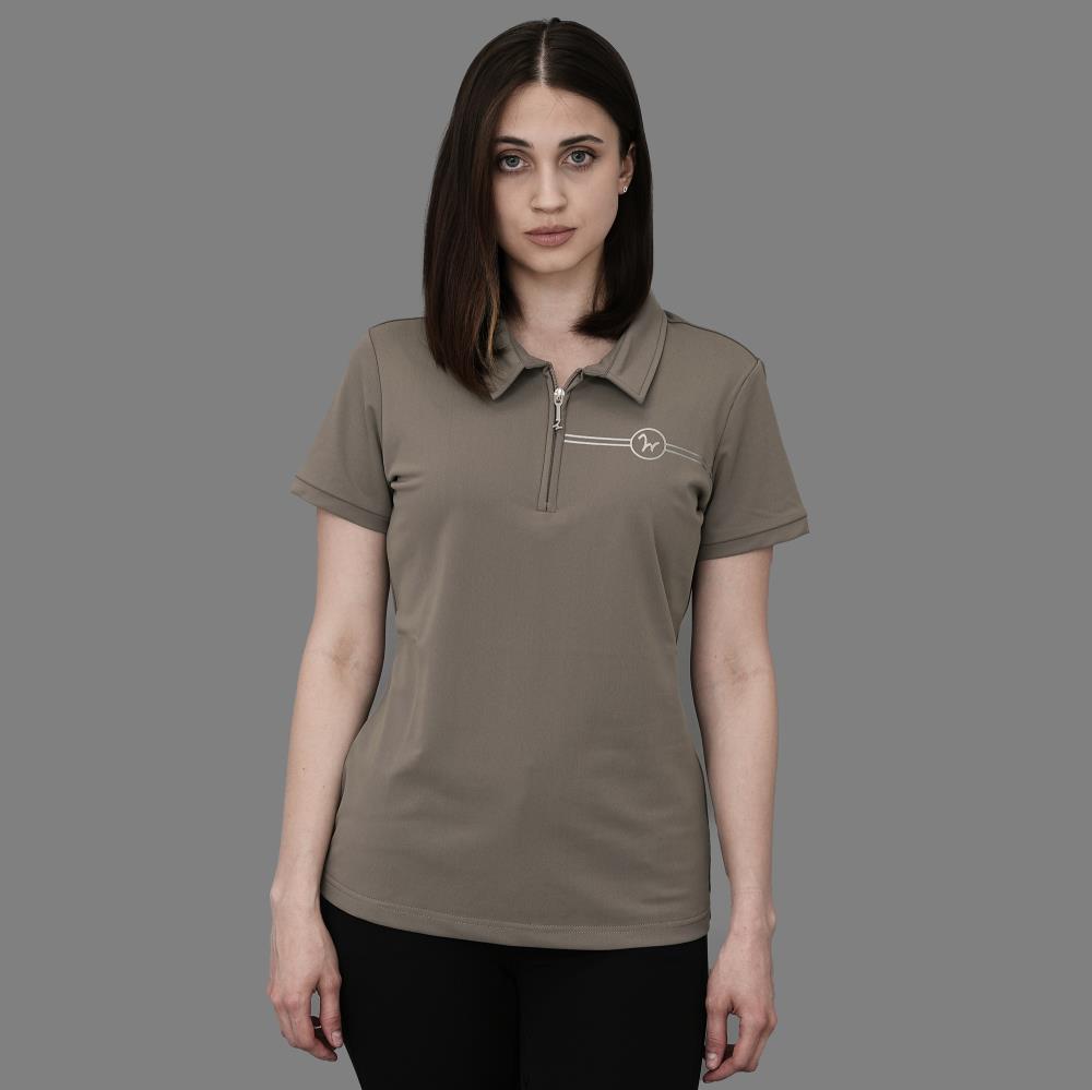 Damen Polo Shirt Britta beige