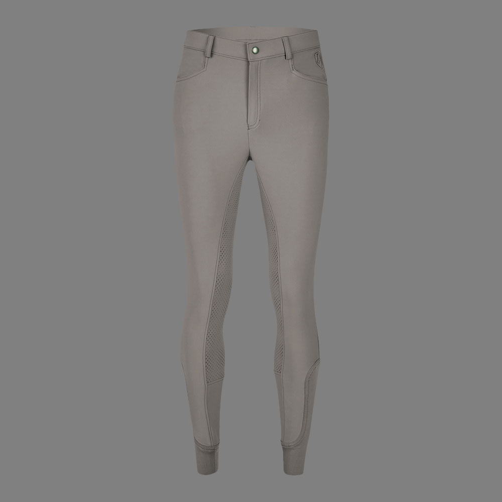 Tim`s Herren Reithose Basic Full Grip taupe-46