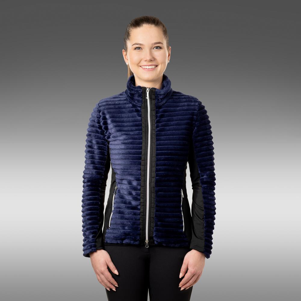 Damen Fleecejacke Frieda navy