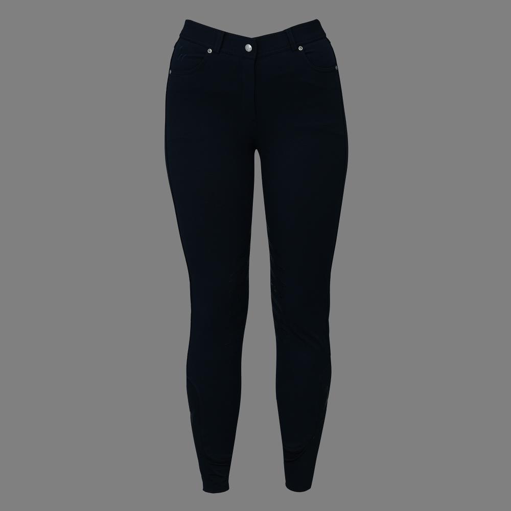 Damen Reithose Isabell Knie Grip dark- navy