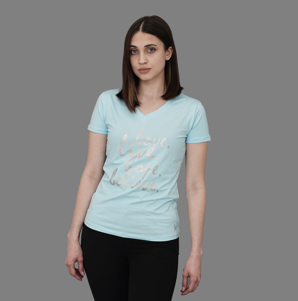 T- Shirt Johanna hell blau