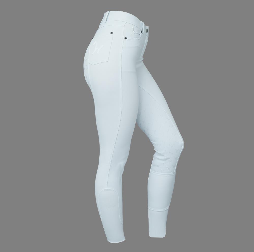 Damen Reithose Isabell Full Grip weiss-36