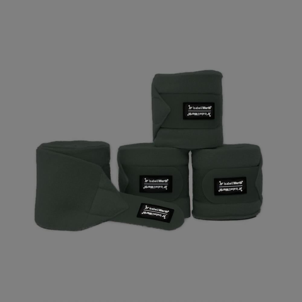 Fleece Bandagen 4 er Set olive