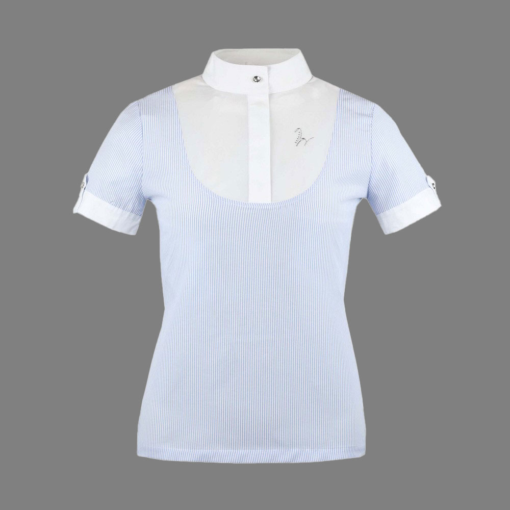 Isabell Werth Turniershirt Isabell hellblau-S