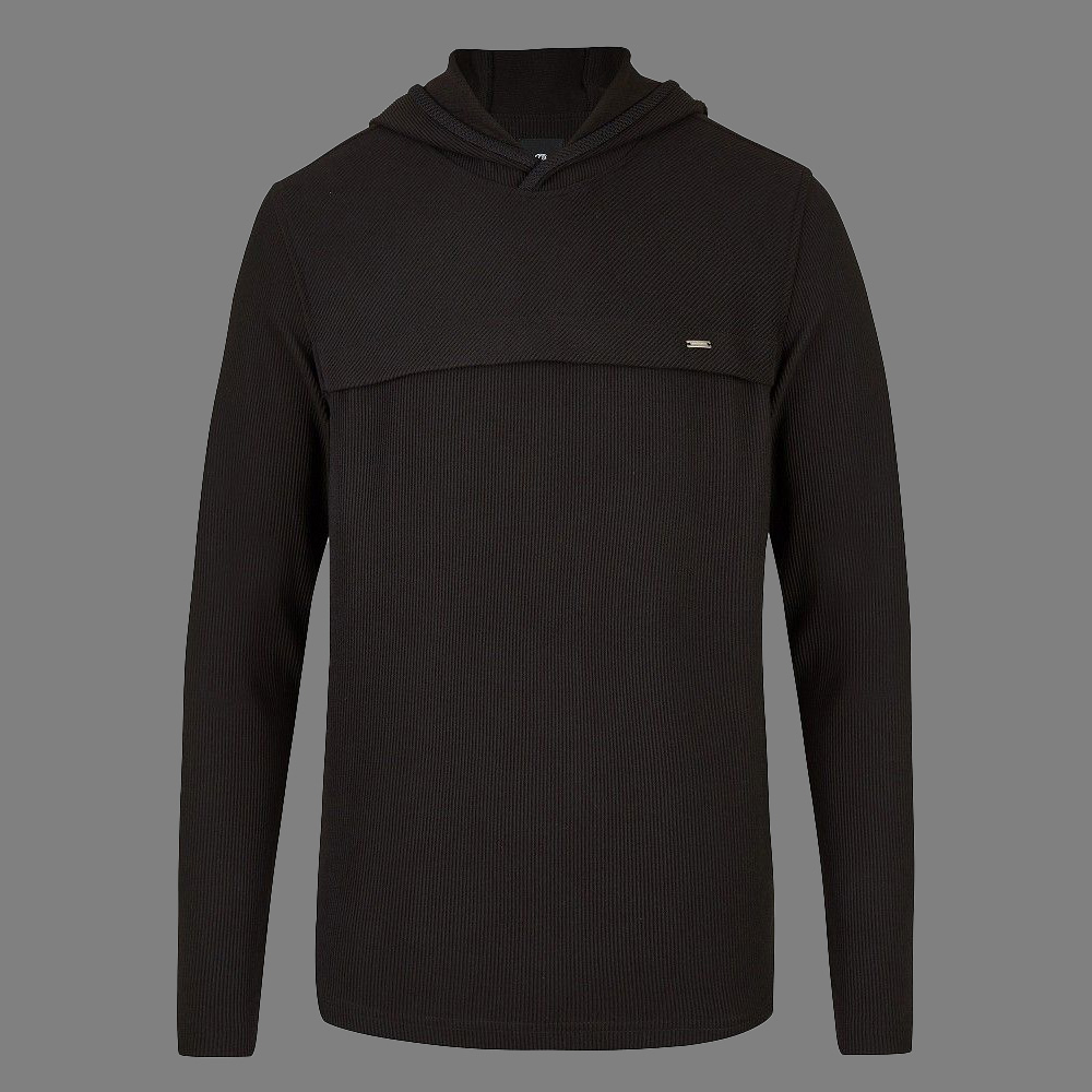 Tim´s Herren Kapuzenpullover Thomas schwarz-XS