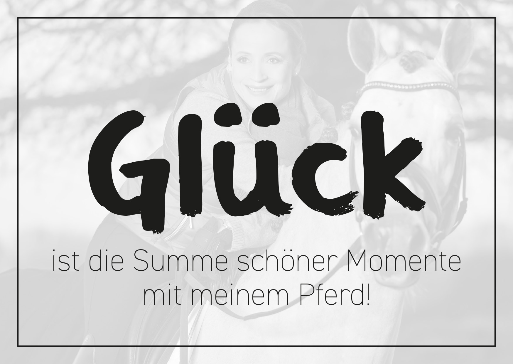 Postkarte "glueck"