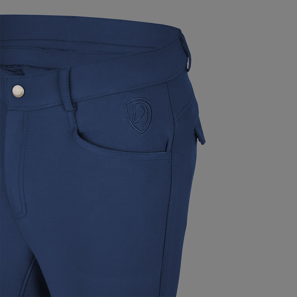 Tim`s Herren Reithose Basic Full Grip navy-50