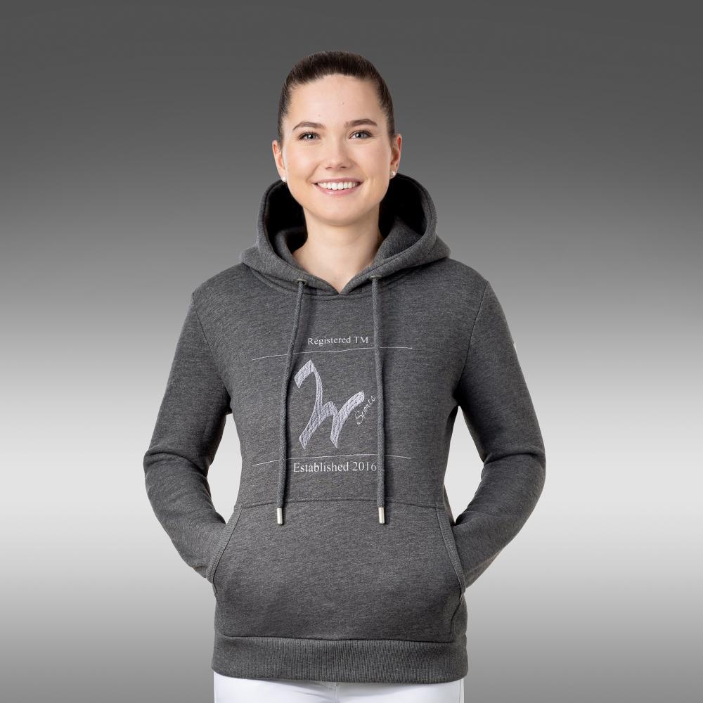 Damen Hoody Elly anthrazit- melange