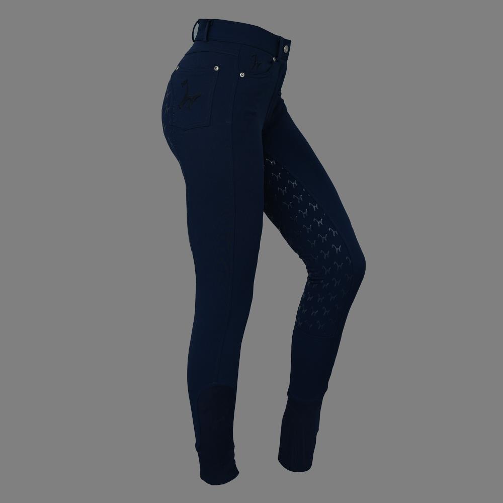 Damen Reithose Isabell Full Grip navy-40