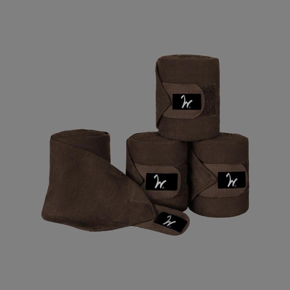 Isabell Werth Strick Bandagen 4 er Set kaffee